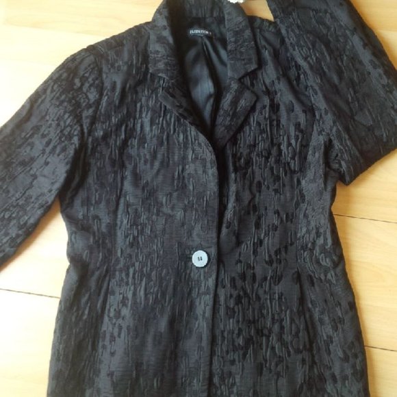 Eileen Fisher Chenille Blazer - Picture 2 of 8